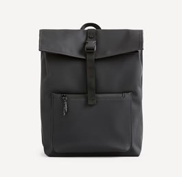 Classic black waterproof men's backpack by Celio