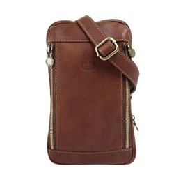 Brown crossbody bag by Pike