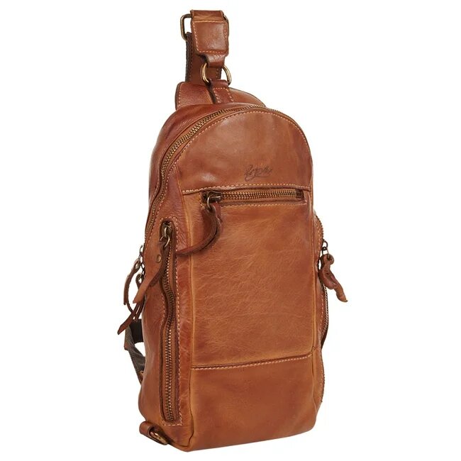 Brown crossbody bag by X-Zone