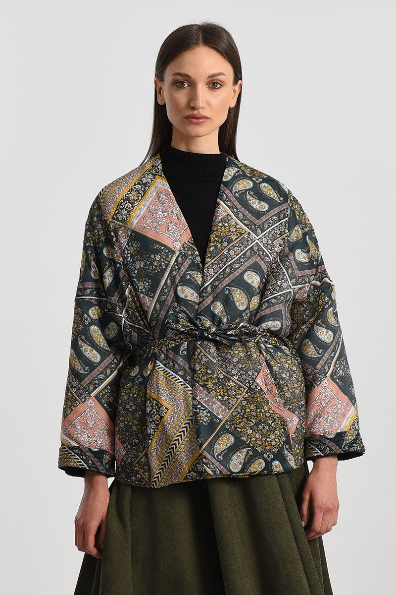 Veste kimono matelassée