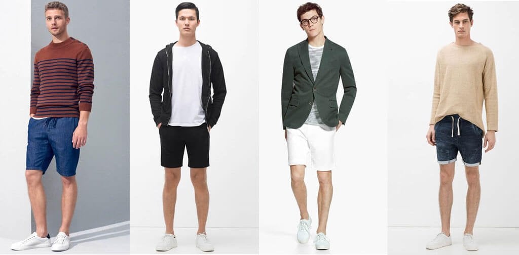 Différentes façons de porter le short long pour homme