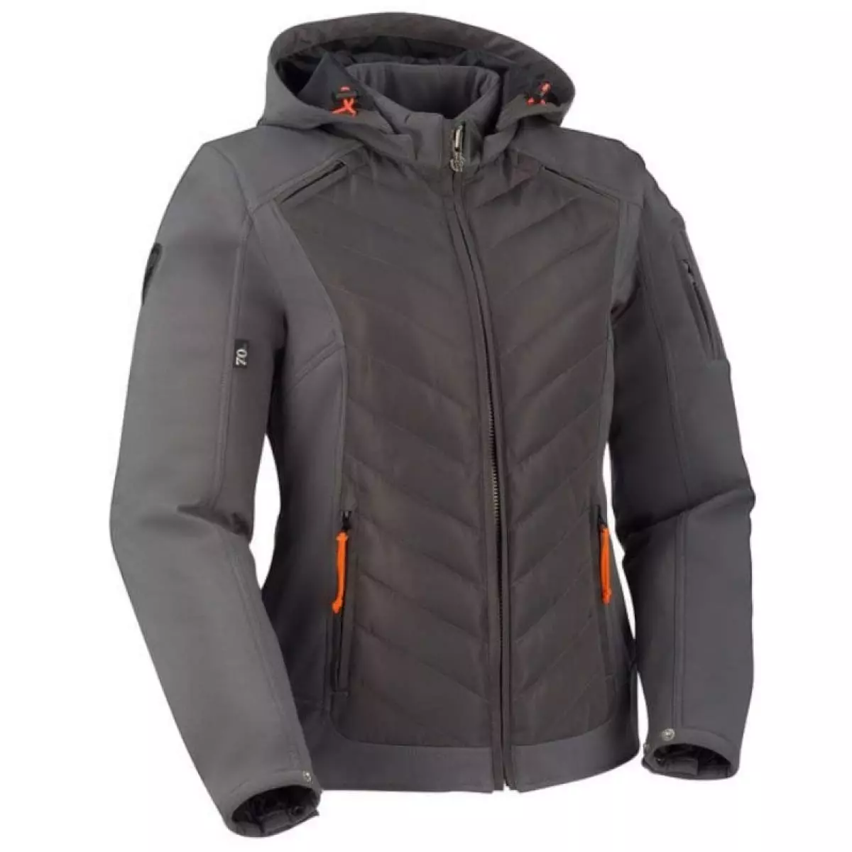 What is the gear for riding a motorcycle in winter? 4 blouson femme segura lady natcho gris