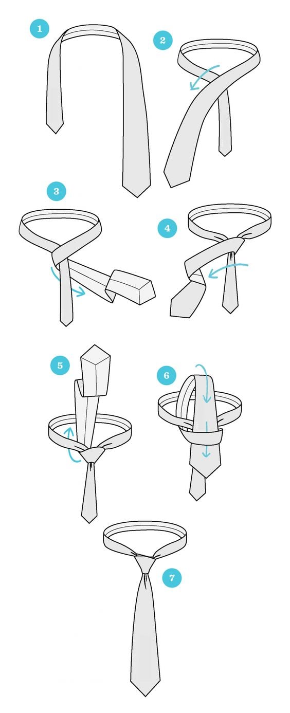 How to tie your tie in a simple way?