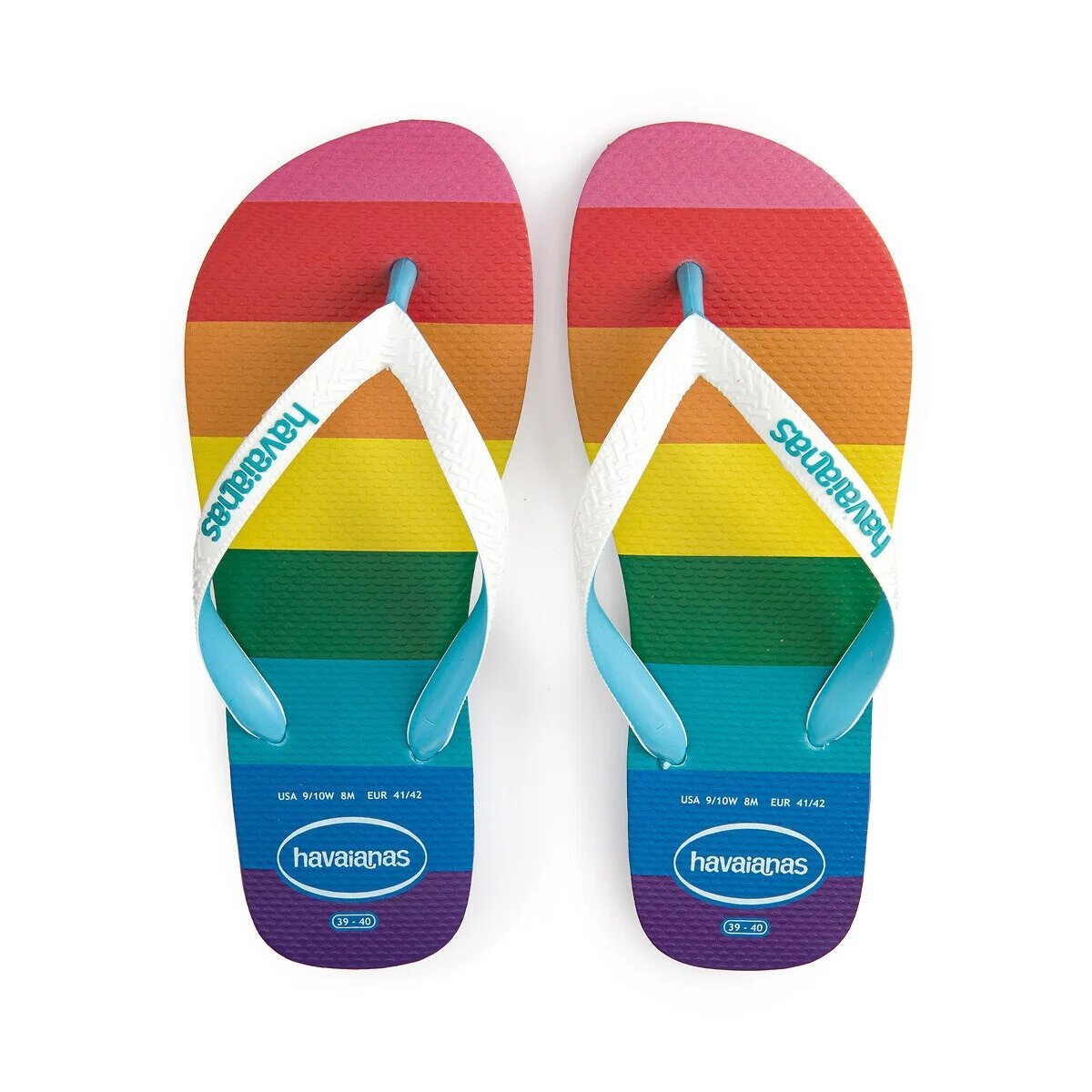 Multicolored Top Pride Allover Havaianas flip-flops