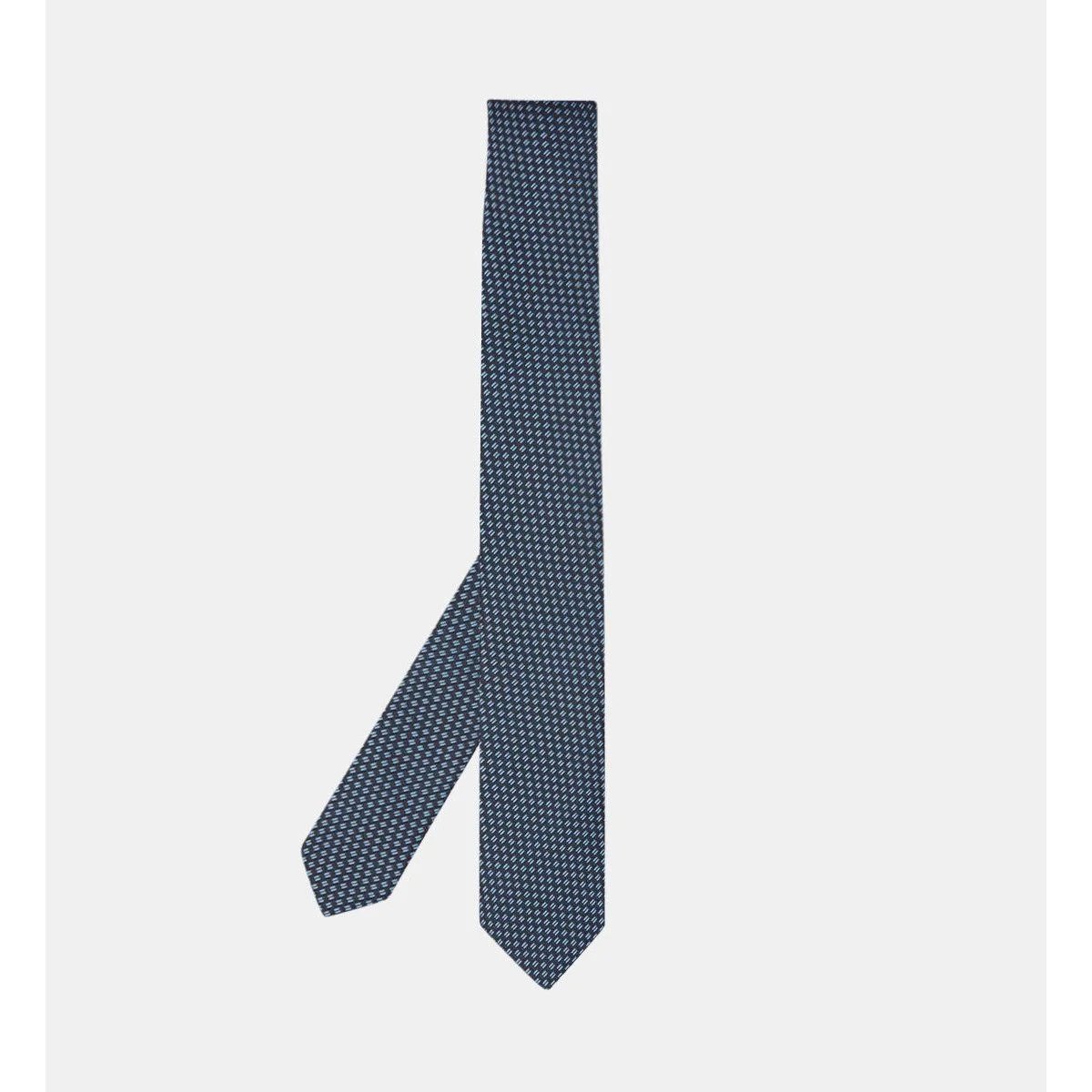 Long gray patterned tie from Galeries Lafayette