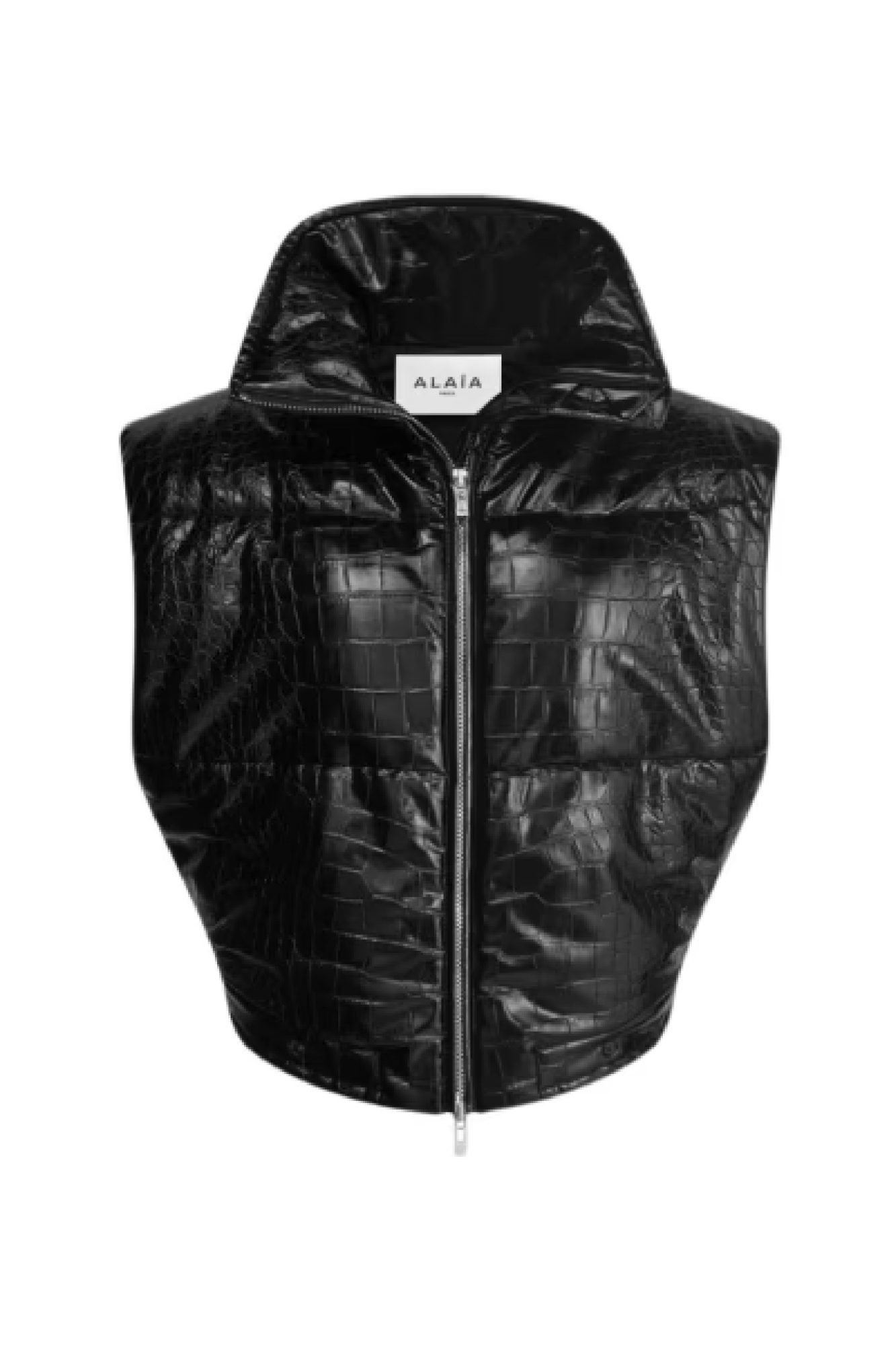 Short Puffer Effect Vest Alaïa