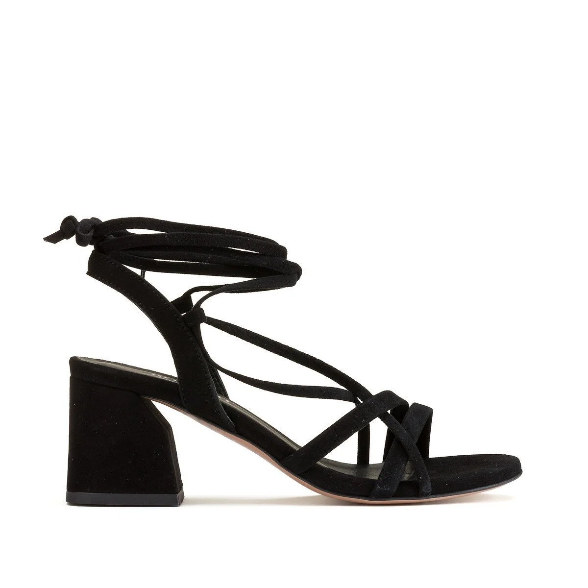 Black heeled sandals for women by Minelli