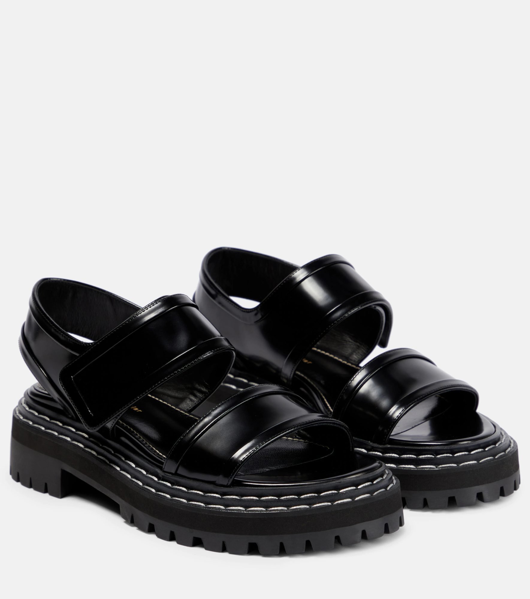 Black platform sandals by Proenza Schouler