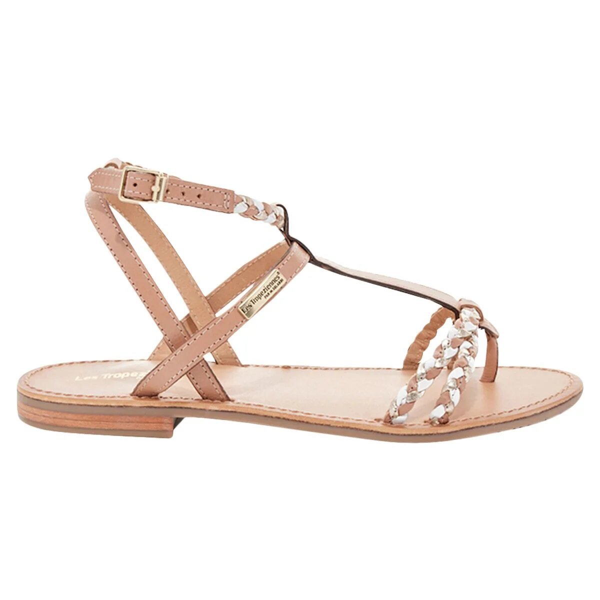 White leather Tropéziennes sandals by Les Tropéziennes par M Belarbi