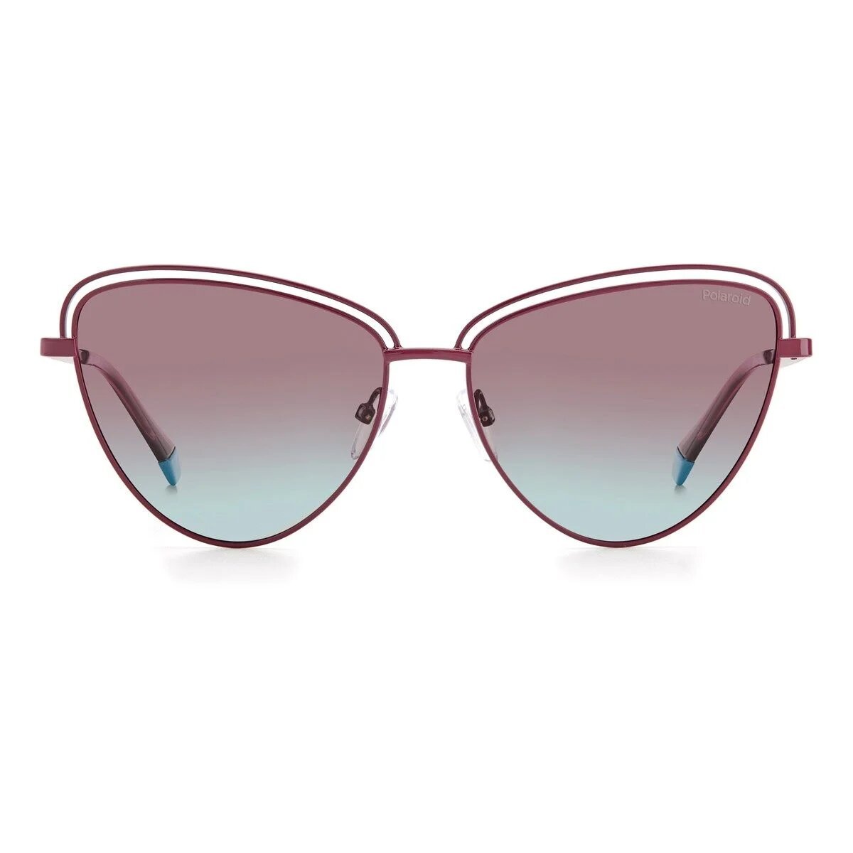 Burgundy cat-eye sunglasses for women by Polaroid