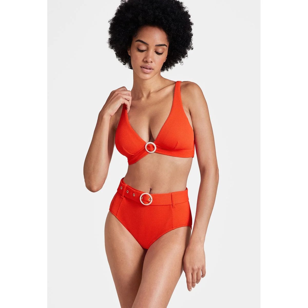 Aubade High-Waisted Passion Red Swimsuit