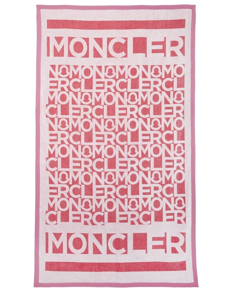 Cotton beach towel Moncler