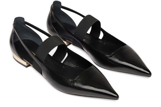 Pointed leather ballerinas Vanessa Bruno