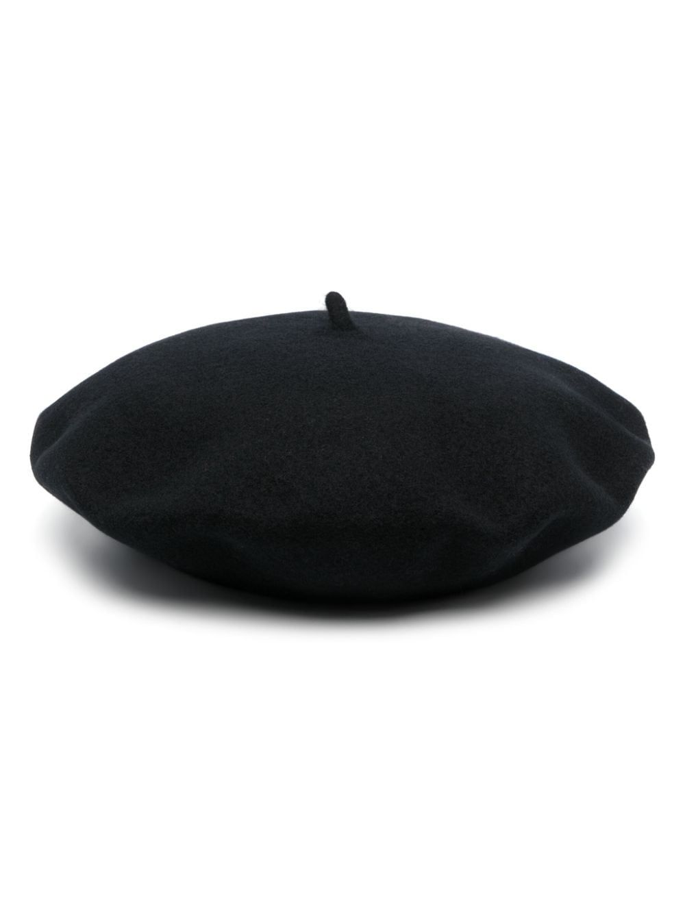 Black wool beret Borsalino