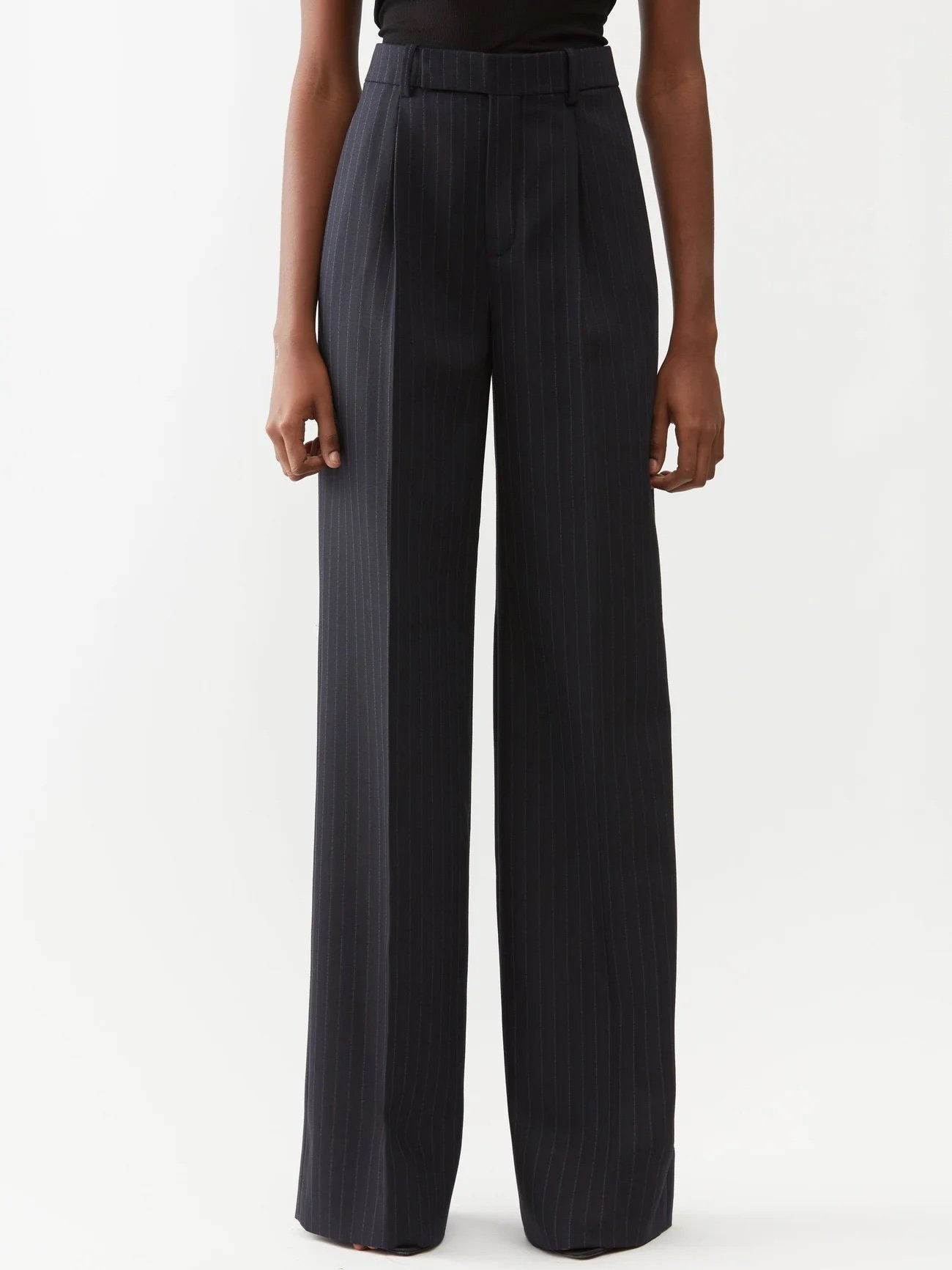 Saint Laurent flared striped pants