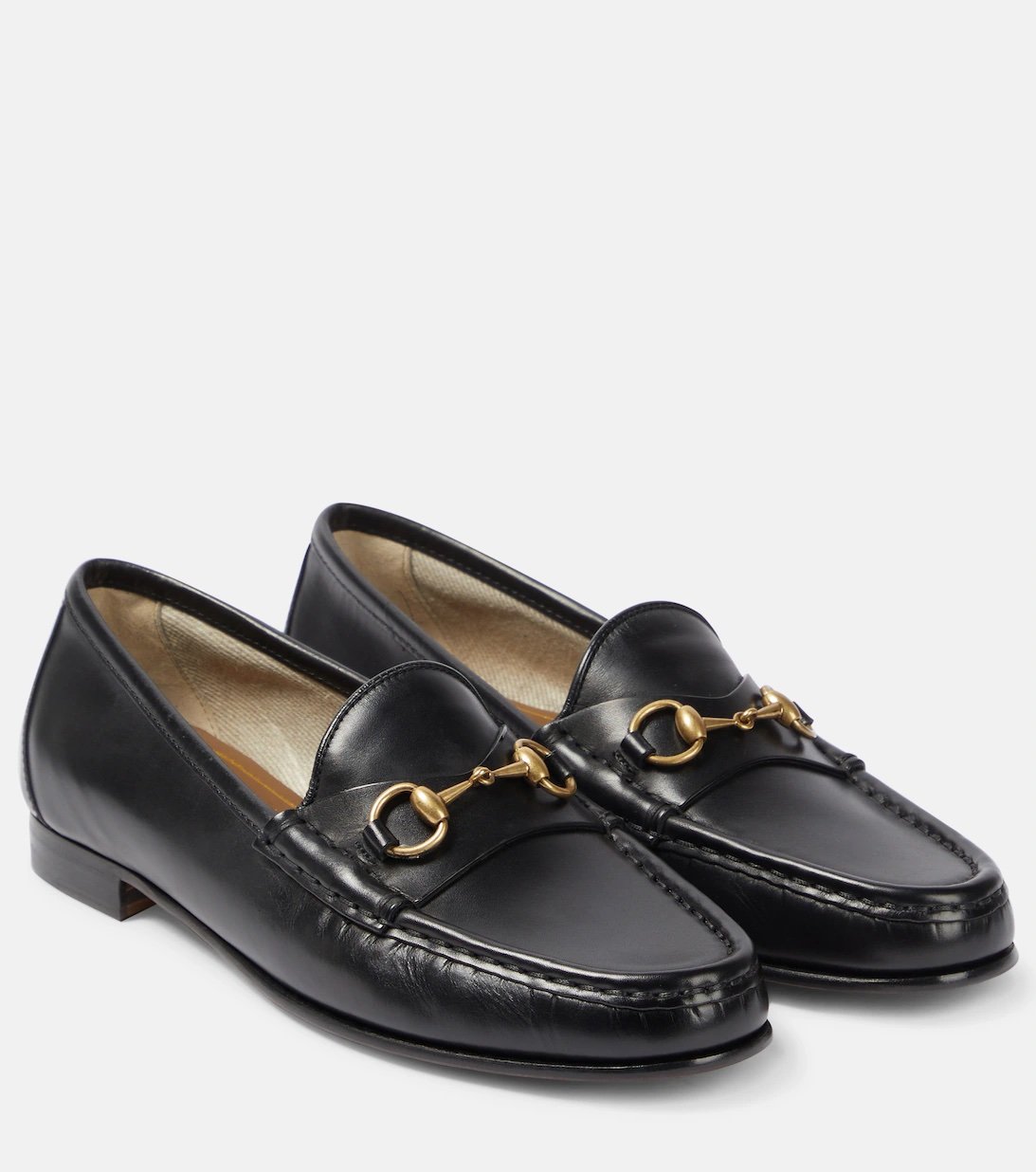 Pair of black Horsebit loafers for women by Gucci