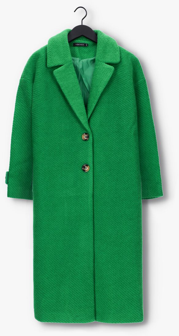 Long green coat Ydence