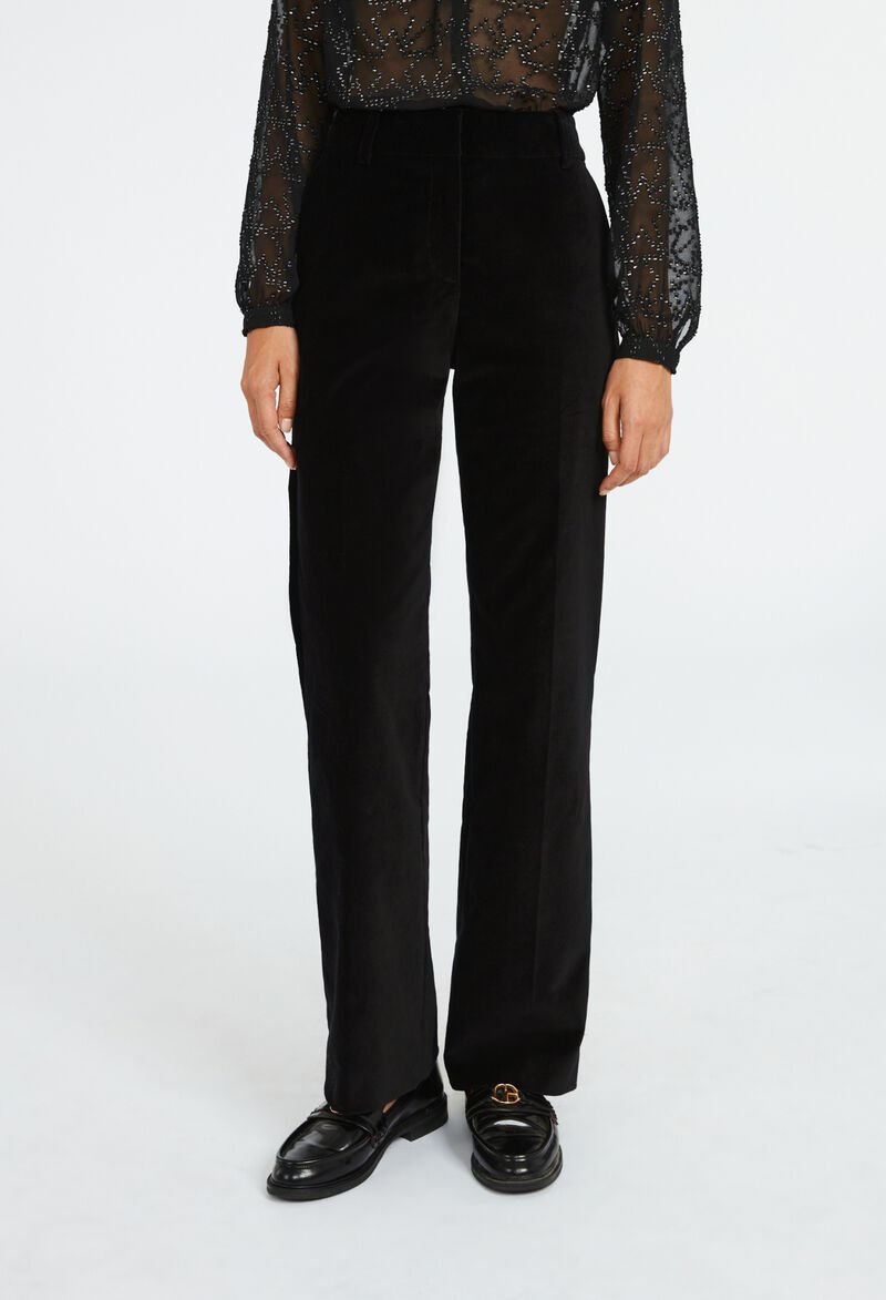 Long black corduroy pants Claudie Pierlot