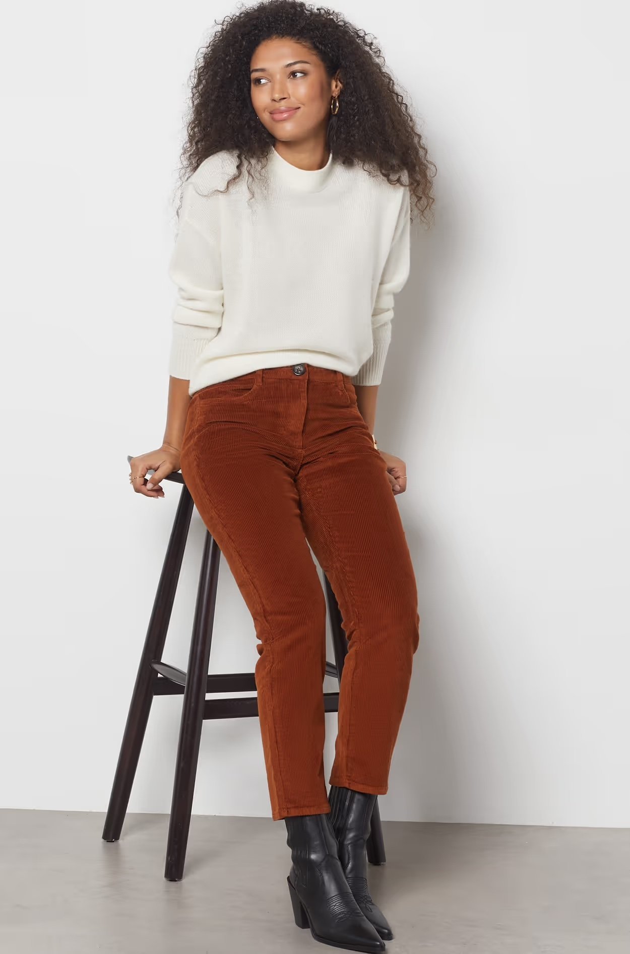 Women's corduroy pants Etam