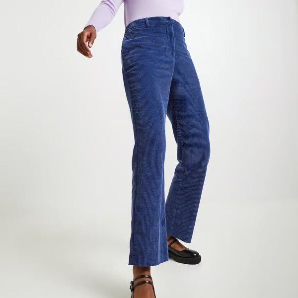 Blue corduroy pants Monoprix