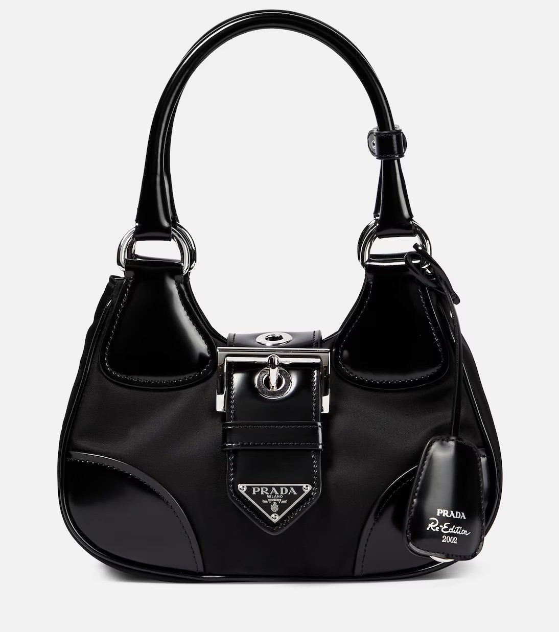 Prada nylon half moon bag