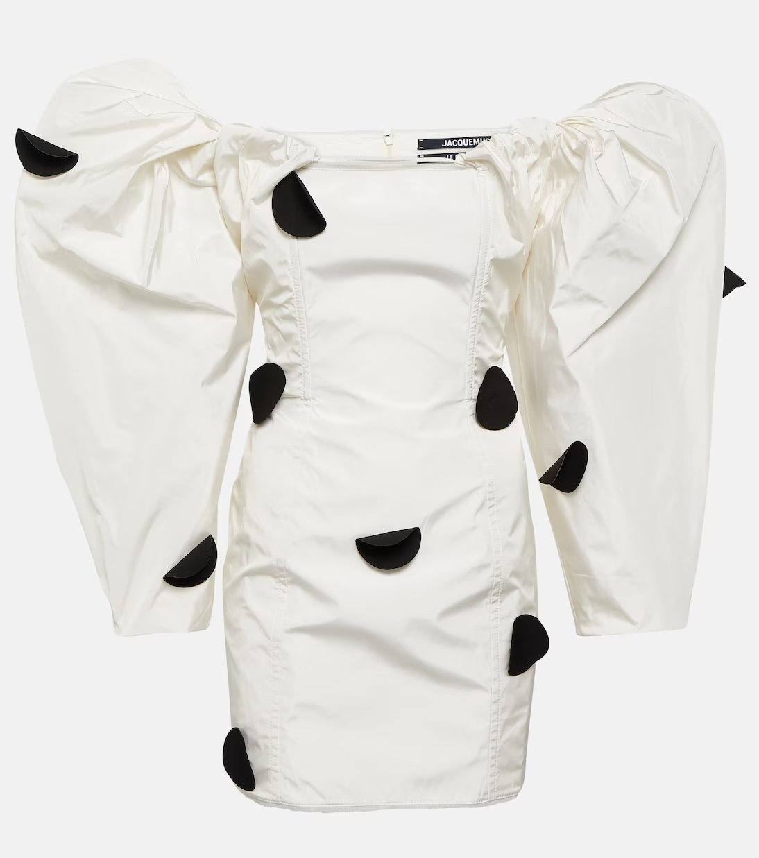 Polka dot dress with Bardot neckline Jacquemus