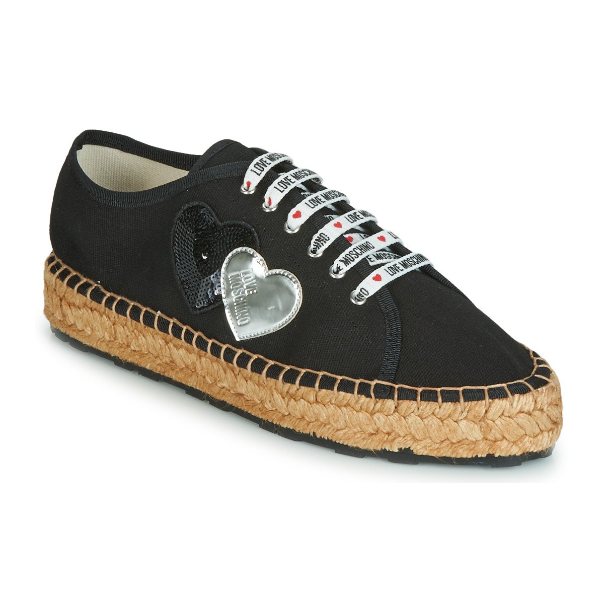 Love Moschino laced espadrilles