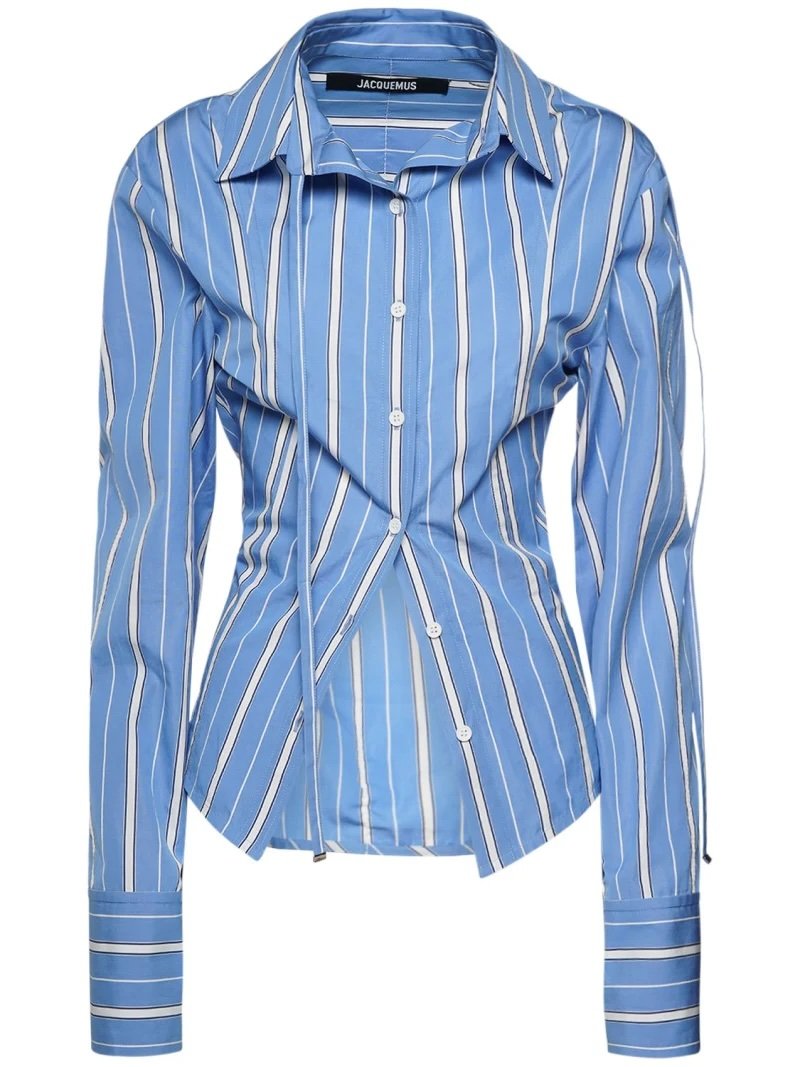 Blue striped shirt Jacquemus