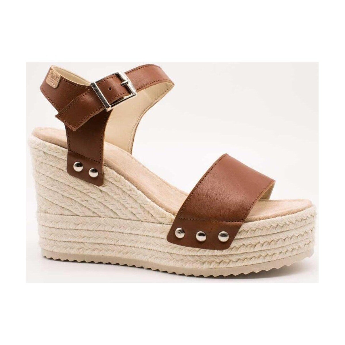 Castell leather wedge espadrilles