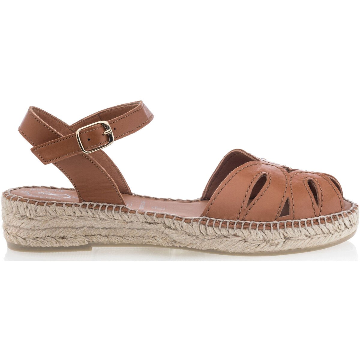 Espadrille Basque rope and leather sandals