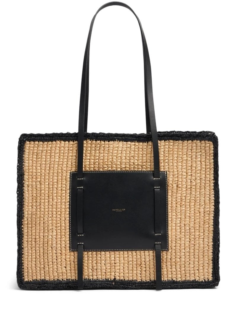 Black Raffia Bag DeMellier