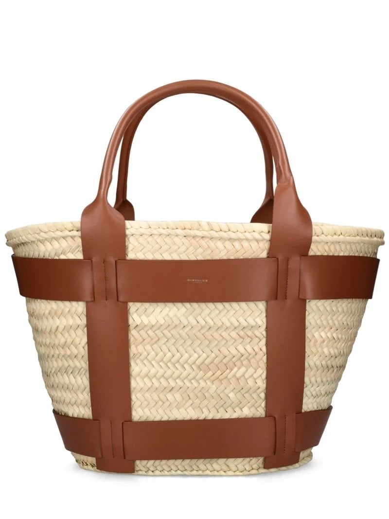 Brown Raffia Bag DeMellier