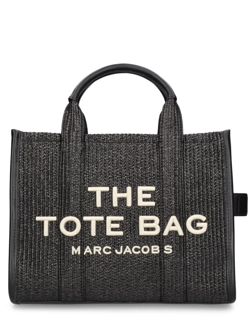 Black Raffia Tote Bag Marc Jacobs