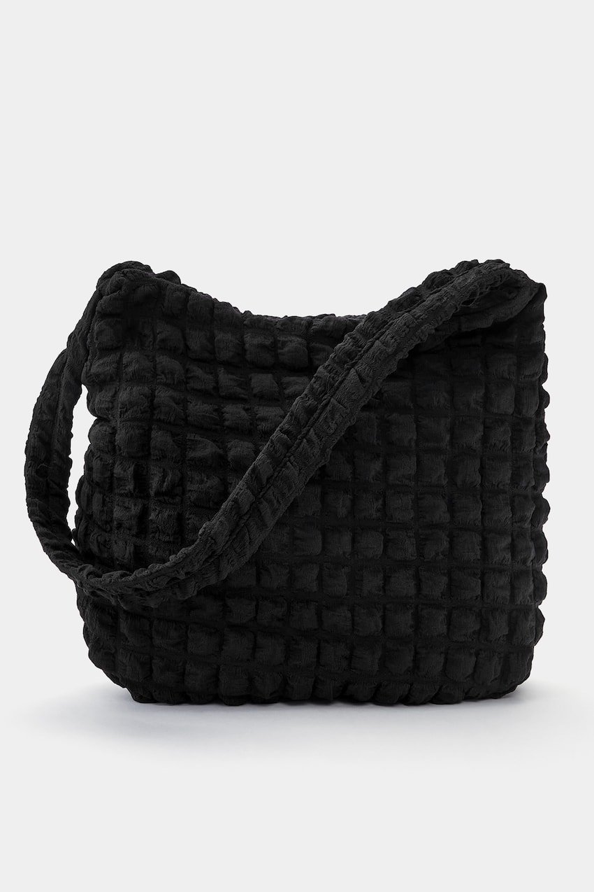 Sac matelassé noir Pull & Bear