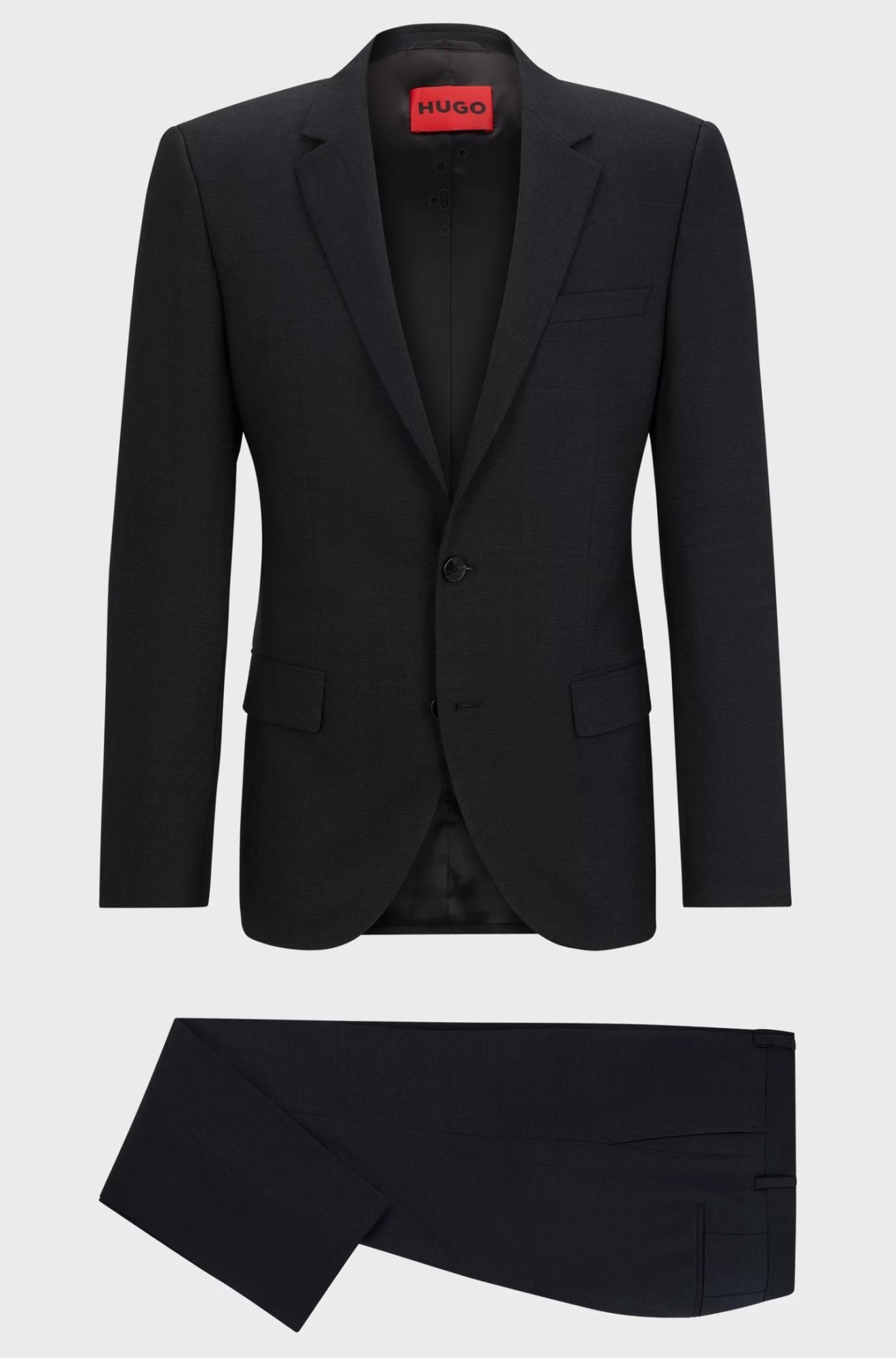 Hugo Boss twill stretch suit