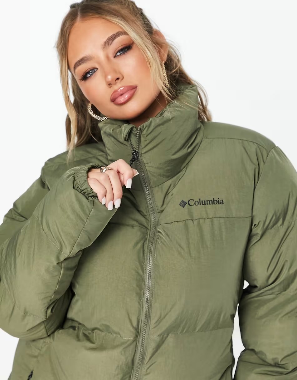 Columbia khaki puffer