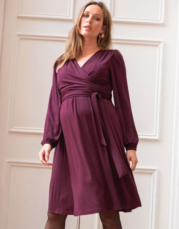 Seraphine maternity wrap dress