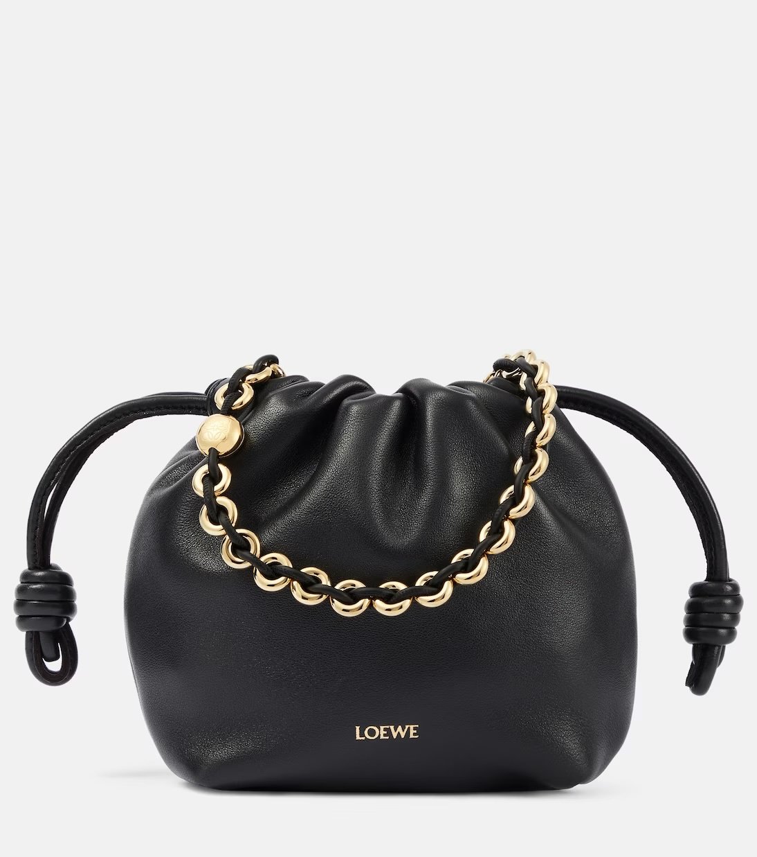 Flamenco bag LOEWE black leather