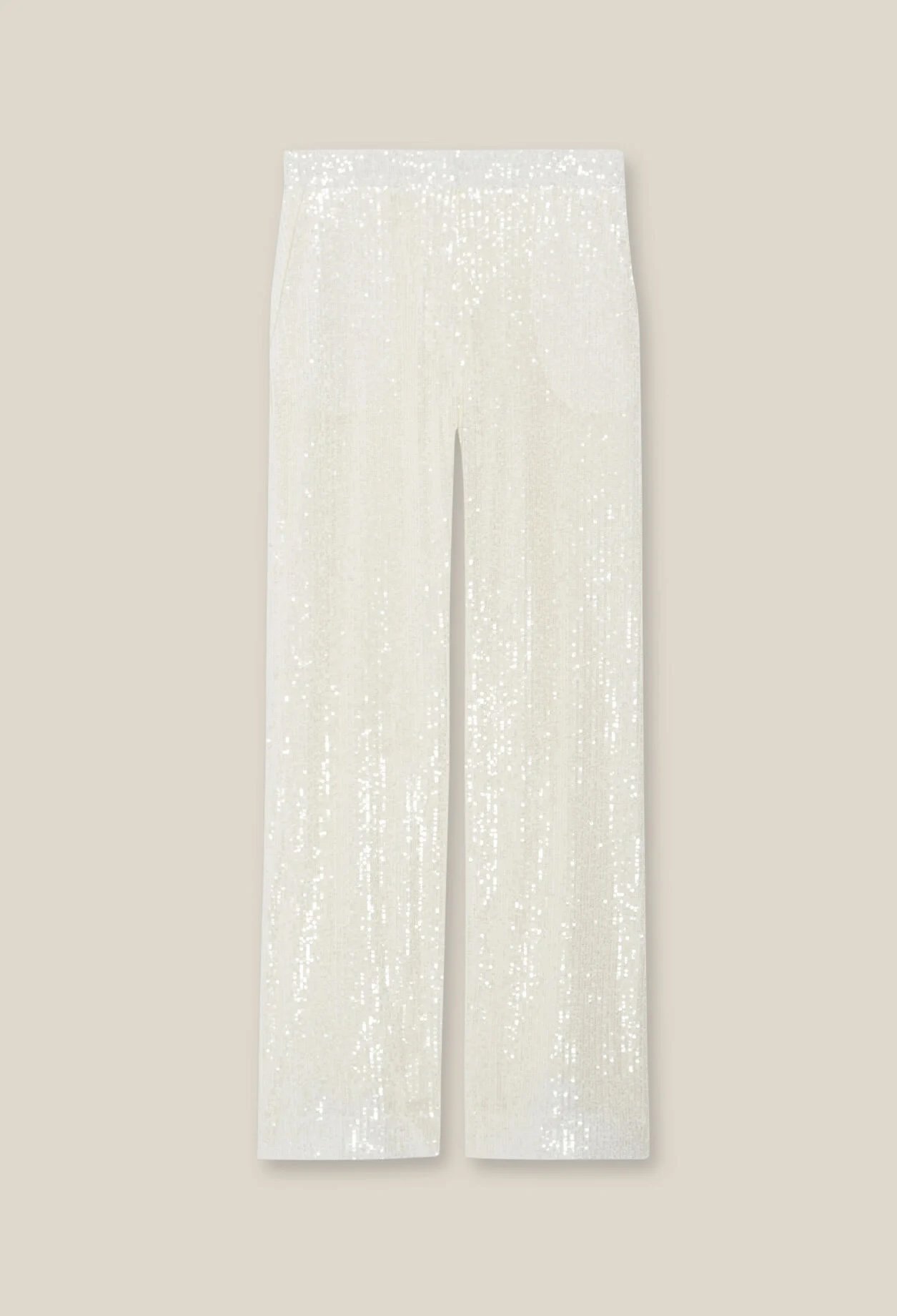 White sequin pants Claudie Pierlot