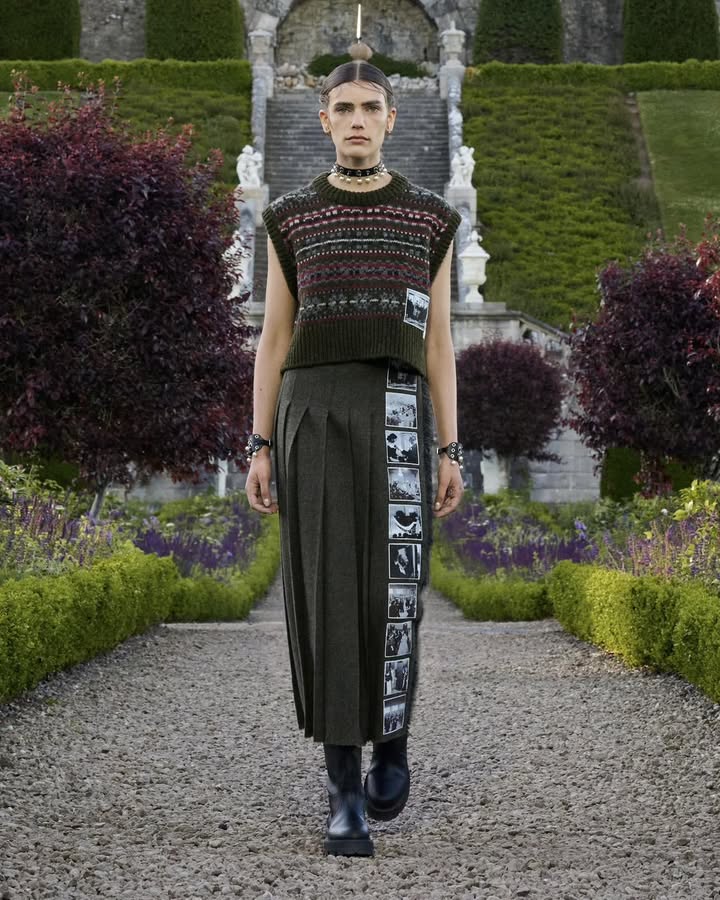 Look from Dior 2025 Cruise The Kilt