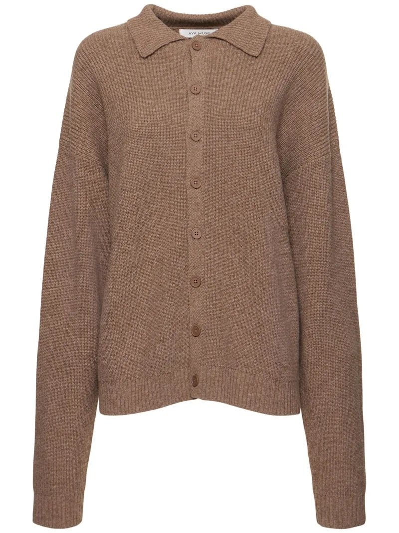 Brown cardigan Aya Muse