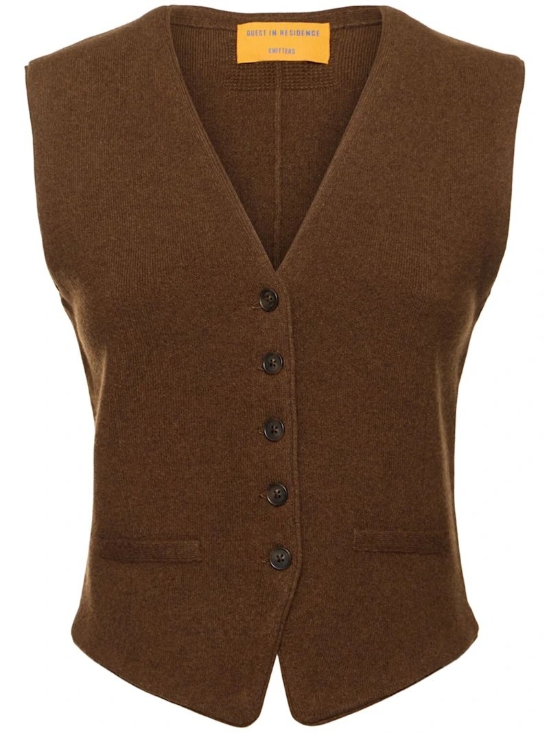 Brown cashmere cardigan Guest in Residence