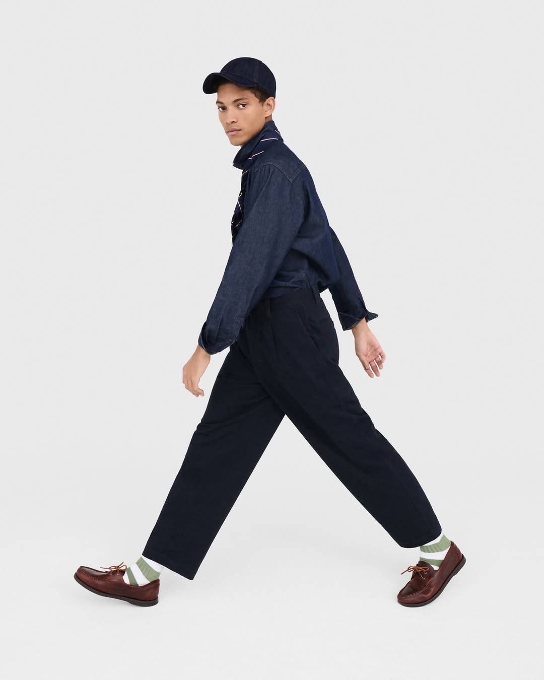 Outfit from the UNIQLO and JW Anderson Spring-Summer collection