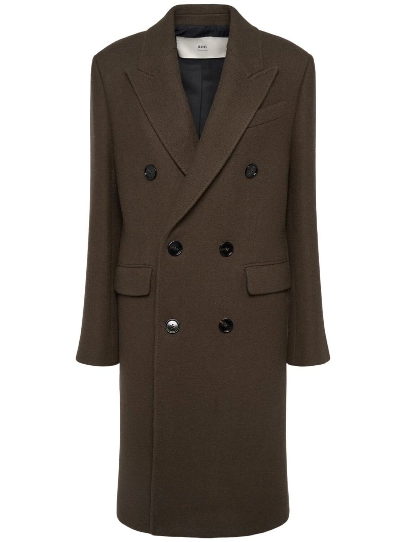 Long brown coat Ami Paris
