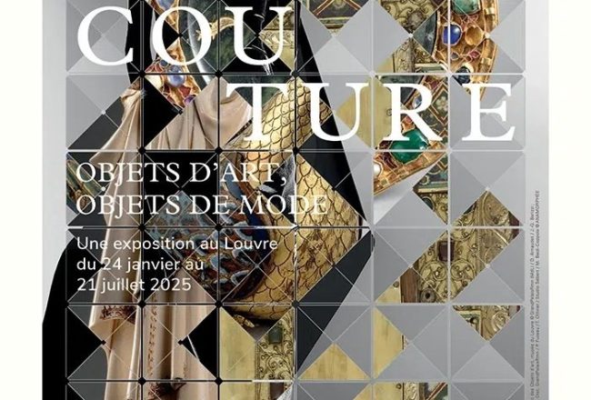 Affiche exposition Louvre Couture