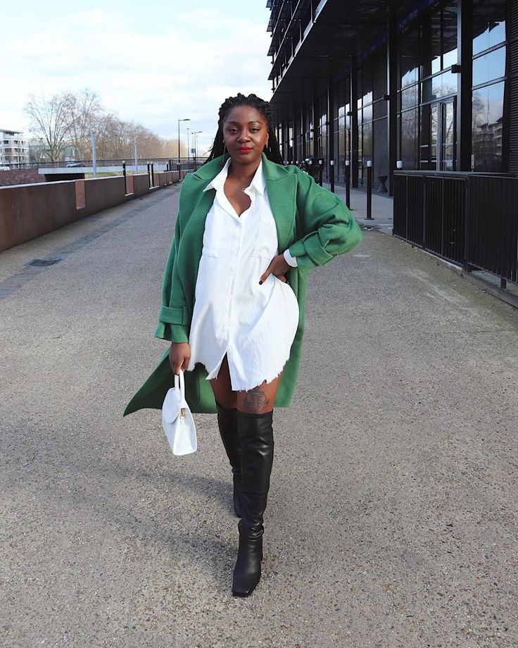 Muheloser Chic Hemdblusenkleid und Oversize Mantel 2 7 stilvolle Kombinationen aus Kleidern und Jacken fur den Winter Modalova