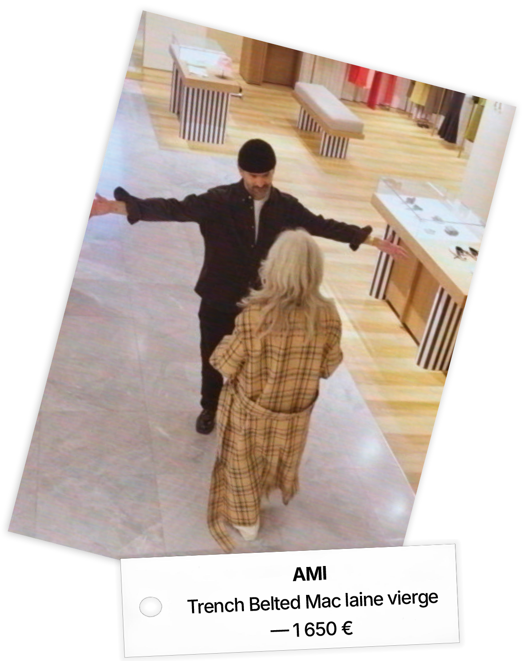 Sophie Fontanel at Galeries Lafayette: the fashion comeback we dreamed of, from September 5 to October 16, 2025 2 AMI Sophie Fontanel 1