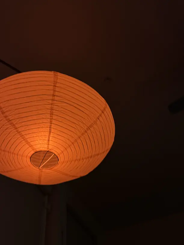 Rice paper ball lampshade
