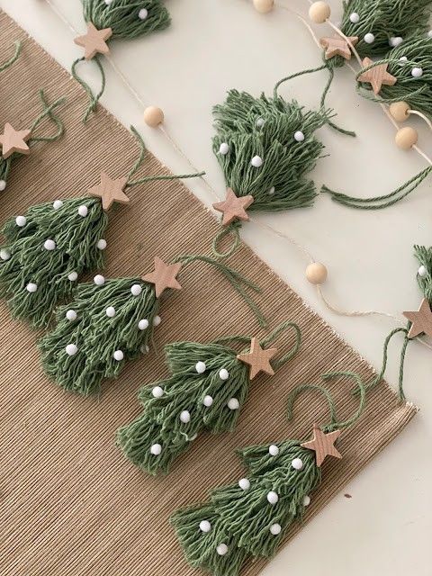 Christmas Tree Decoration Cotton Threads