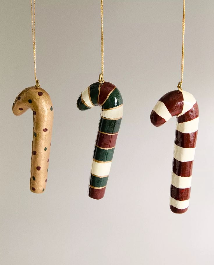 Clay Christmas Decoration Cane